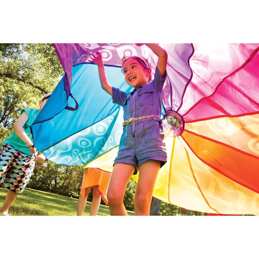 B. Active: Parachute Woo - Hue + 15 balles - Jeu actif - Boutique LeoLudo - B. toys