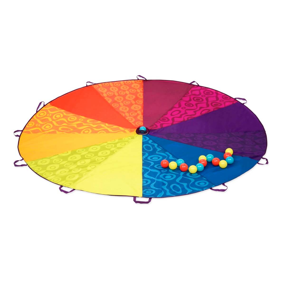 B. Active: Parachute Woo - Hue + 15 balles - Jeu actif - Boutique LeoLudo - B. toys