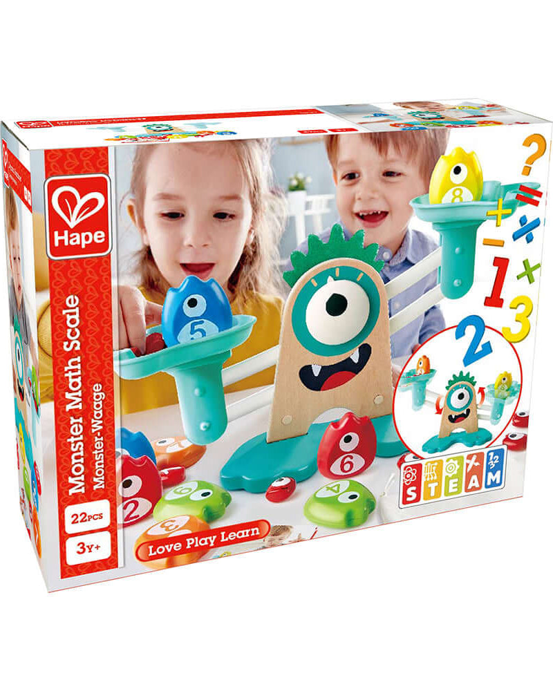 Balance Maths Monstres - Jeux éducatifs - Boutique LeoLudo - Hape