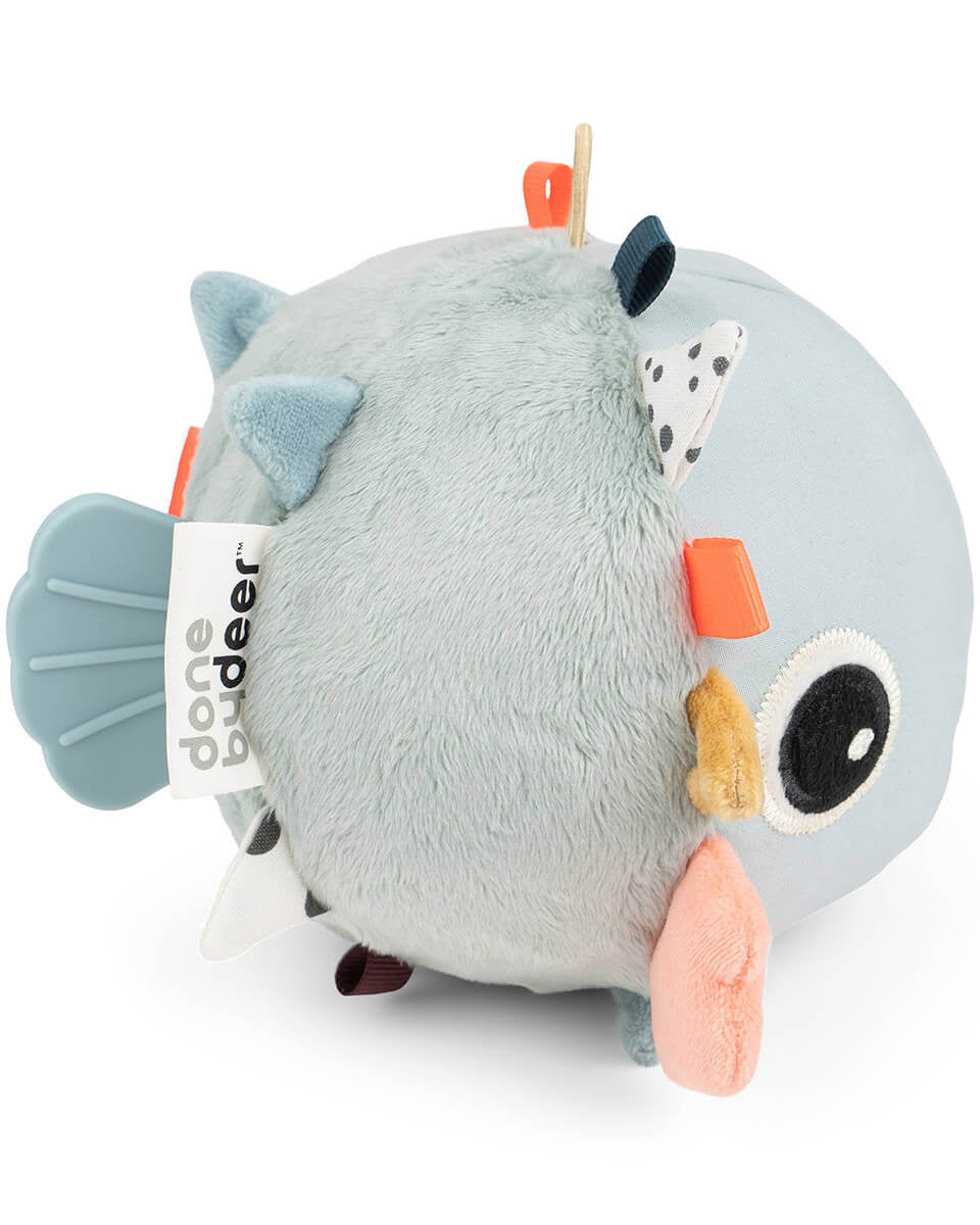 Balle d'activités d'éveil - Poisson Puffee -Jouets d'éveil- Boutique LeoLudo-Done by Deer