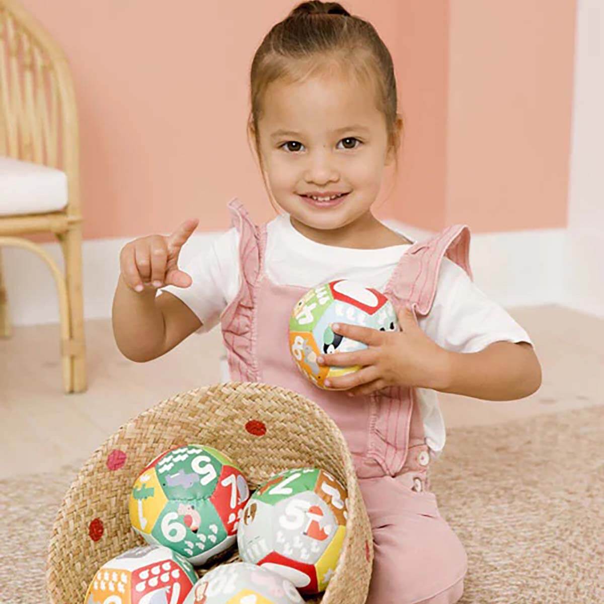 Balle souple éducative - Jungle - Jouets d'éveil - Boutique LeoLudo - Little Big Friends