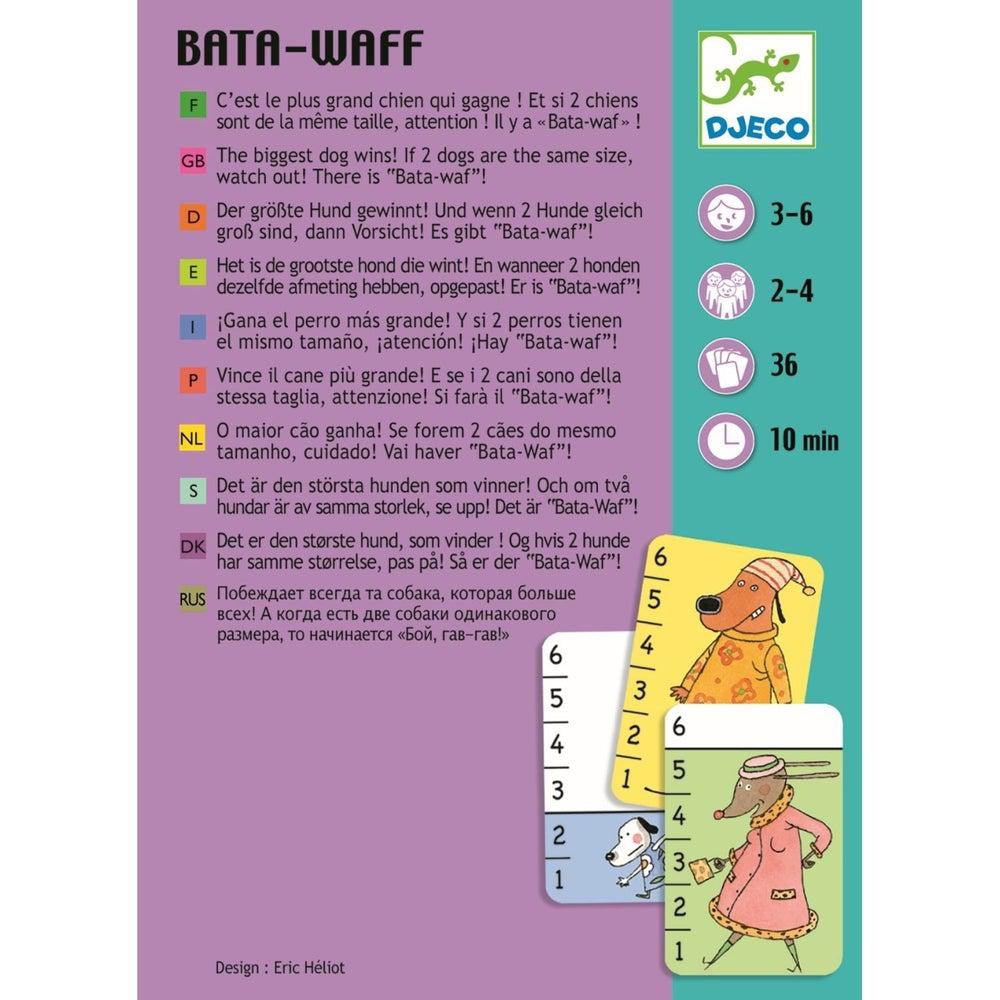 Bata - waf - Jeu de bataille pour tout - petits - Jeux de société - Boutique LeoLudo - Djeco