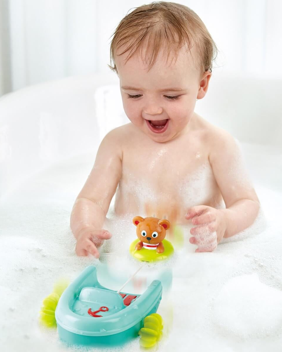 Bateau et tube à tirer - Jouets de bain - Boutique LeoLudo - Hape