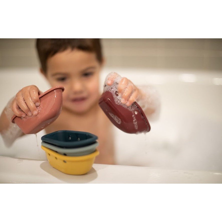 Bateaux flottants et empilables pour le bain -Jouets de bain- Boutique LeoLudo-noüka