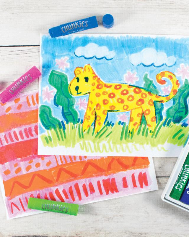 Bâtonnets de peinture Chunkies classique (ensemble de 12) - Art & bricolage - Boutique LeoLudo - OOLY