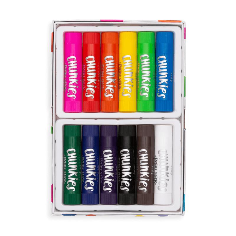 Bâtonnets de peinture Chunkies classique (ensemble de 12) - Art & bricolage - Boutique LeoLudo - OOLY