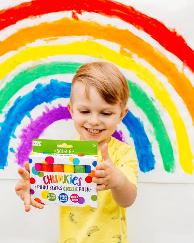Bâtonnets de peinture Chunkies (ensemble de 6) - Art & bricolage - Boutique LeoLudo - OOLY