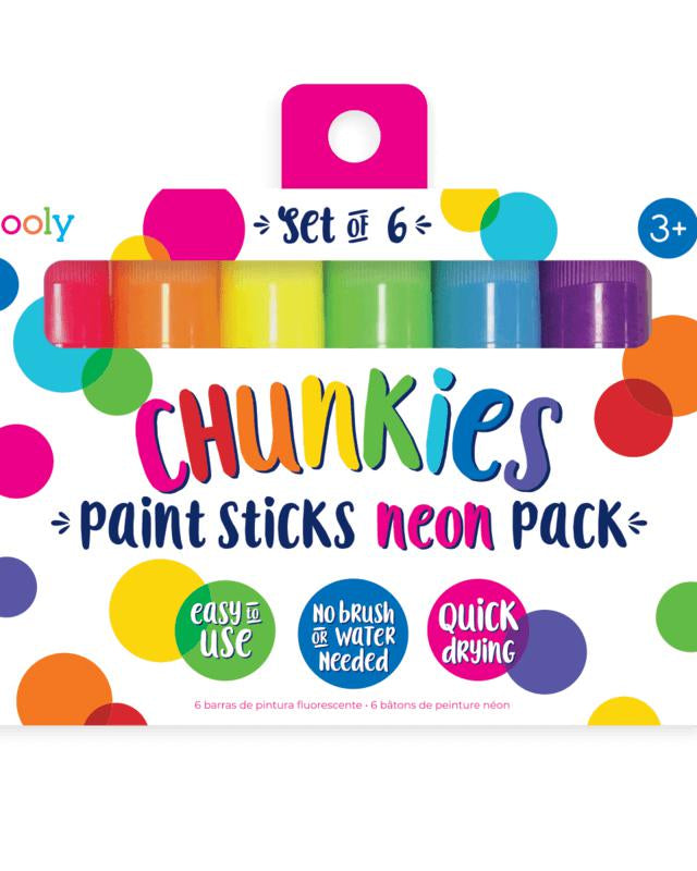 Bâtonnets de peinture Chunkies (ensemble de 6) - Art & bricolage - Boutique LeoLudo - OOLY