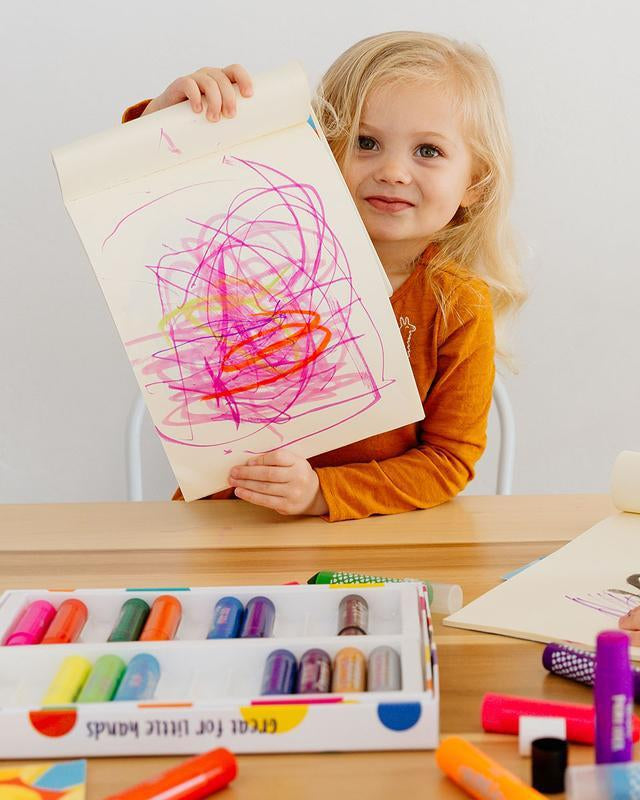 Bâtonnets de peinture Chunkies (ensemble de 6) - Art & bricolage - Boutique LeoLudo - OOLY