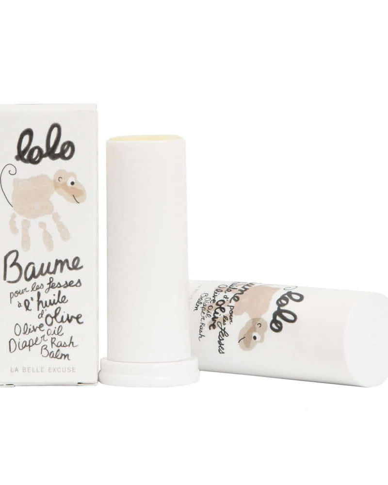 Baume pour les fesses à l'huile d'olive (12g) - Soins et hygiène - Boutique LeoLudo - lolo et moi