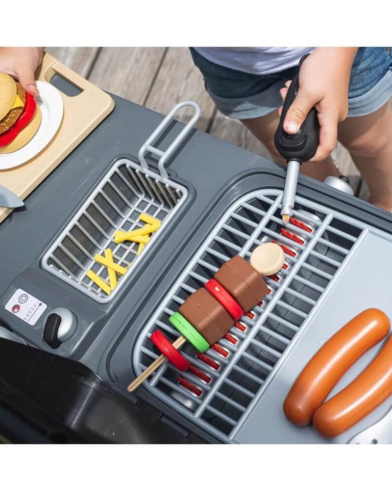 BBQ et cuisine d'extérieur toute équipée (43 accessoires) - Jouets d'imitation - Boutique LeoLudo - Smoby
