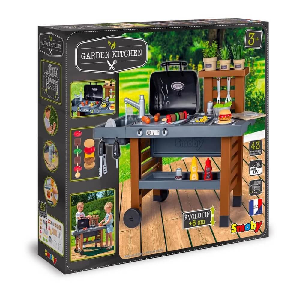 BBQ et cuisine d'extérieur toute équipée (43 accessoires) - Jouets d'imitation - Boutique LeoLudo - Smoby