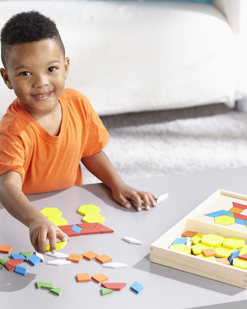 Blocs et planches de motifs -Jeux de motricité fine- Boutique LeoLudo-Melissa & Doug