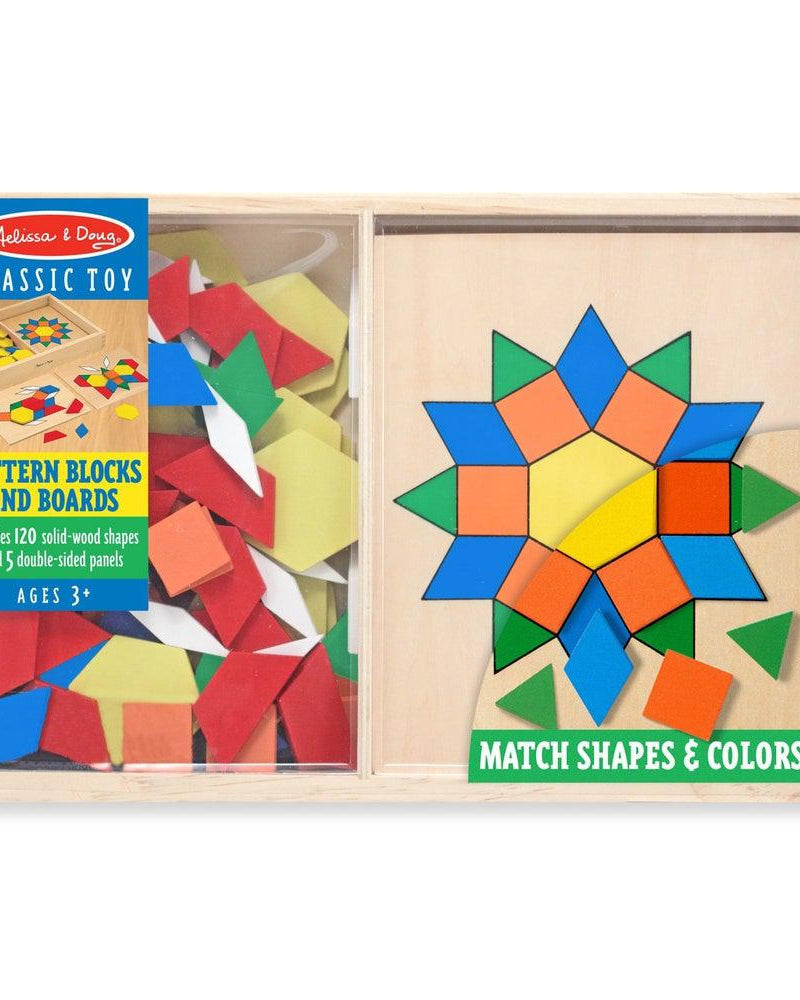 Blocs et planches de motifs -Jeux de motricité fine- Boutique LeoLudo-Melissa & Doug