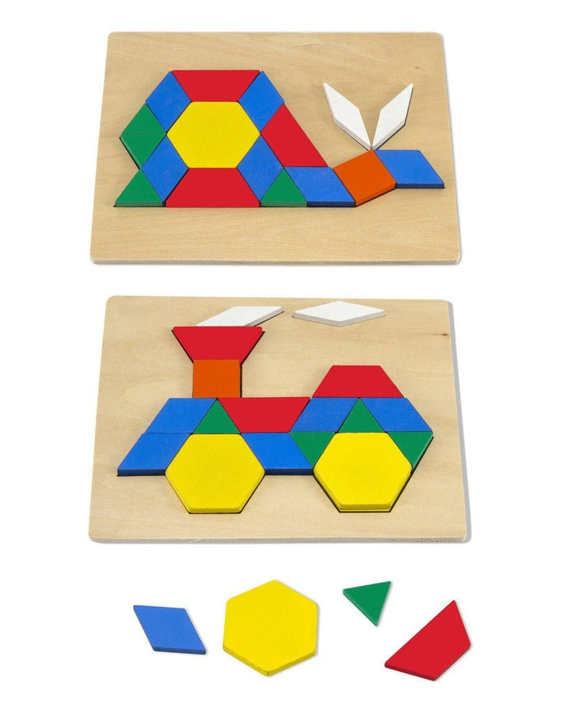 Blocs et planches de motifs -Jeux de motricité fine- Boutique LeoLudo-Melissa & Doug