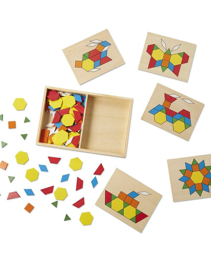 Blocs et planches de motifs -Jeux de motricité fine- Boutique LeoLudo-Melissa & Doug