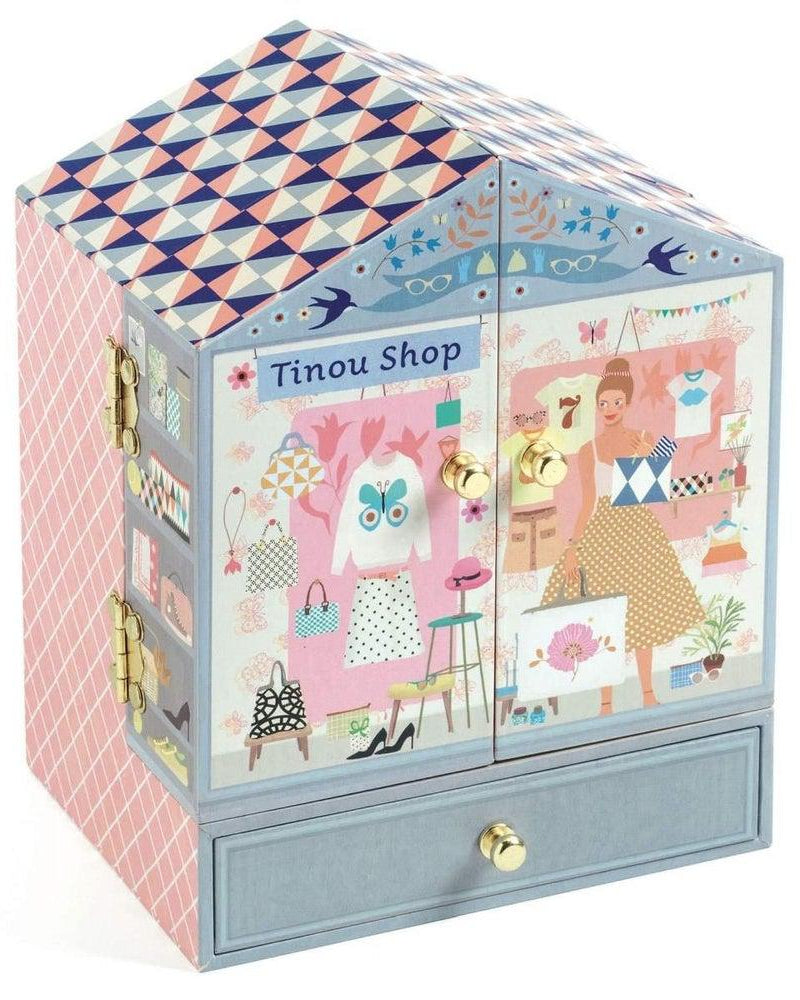 Boîte à musique Tinou Shop - Boîtes à musique - Boutique LeoLudo - Djeco