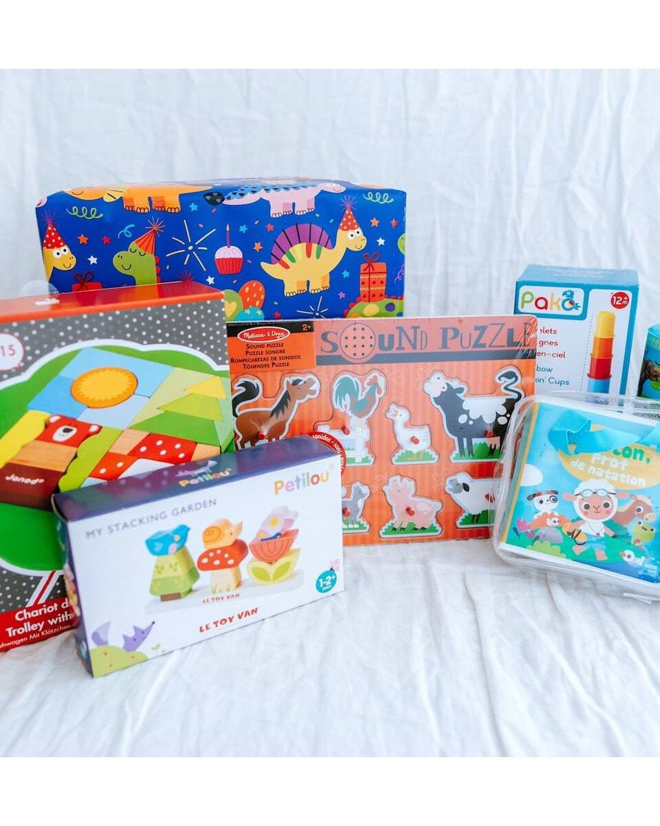 Boîte cadeaux d'anniversaire 1 an - Ensembles cadeaux - Boutique LeoLudo - LeoLudo