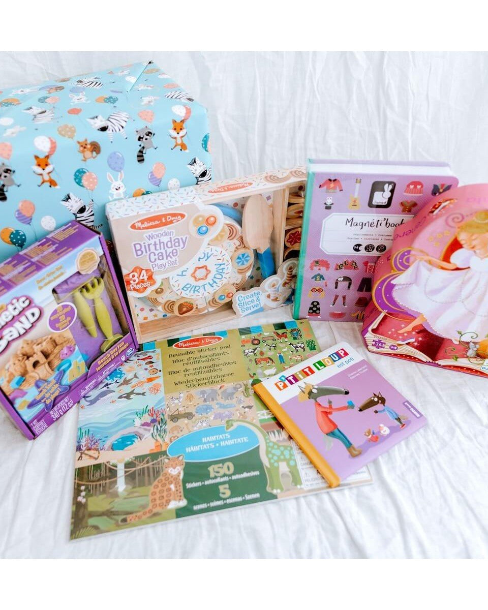 Boîte cadeaux d'anniversaire 3 ans - Ensembles cadeaux - Boutique LeoLudo - LeoLudo