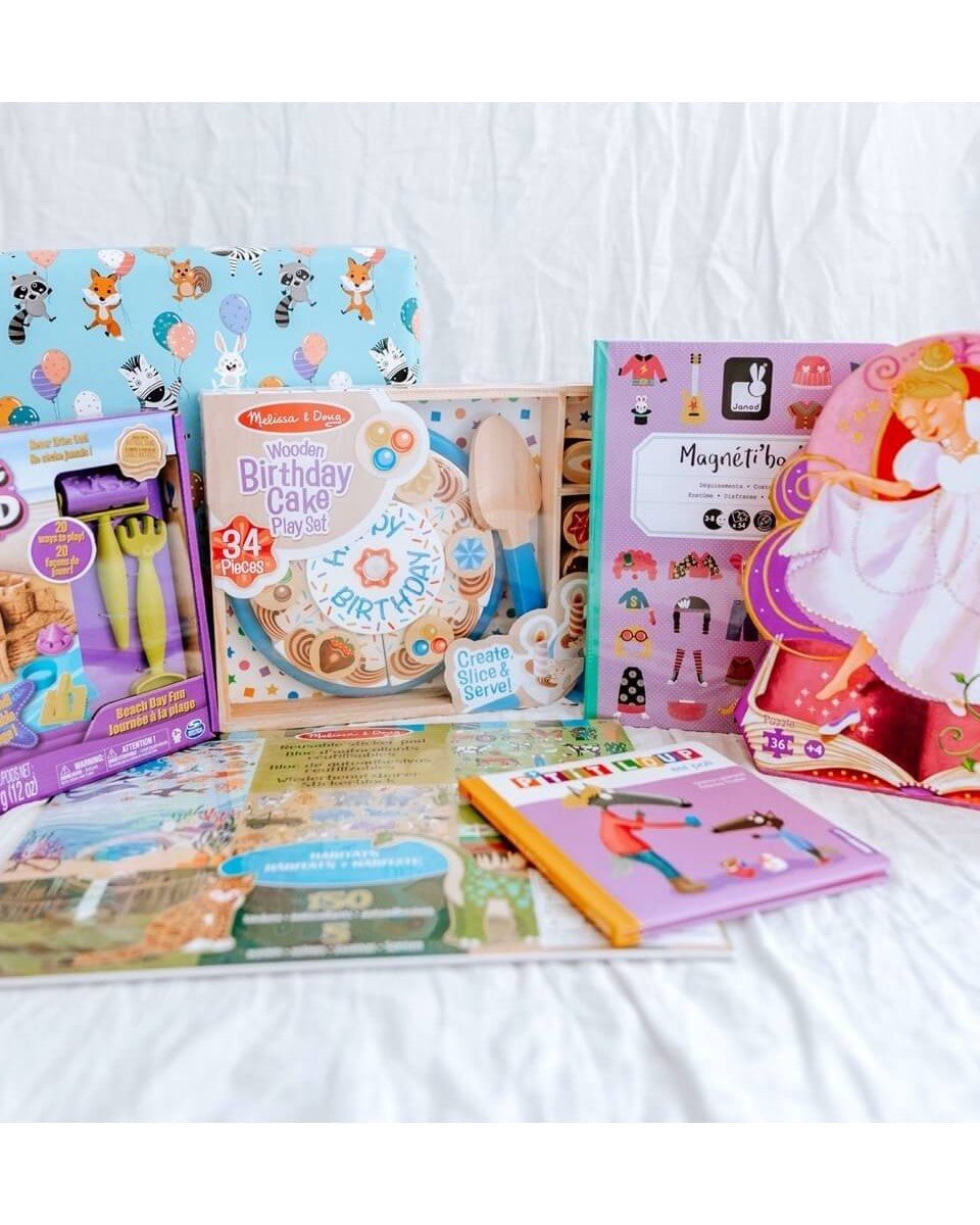 Boîte cadeaux d'anniversaire 3 ans - Ensembles cadeaux - Boutique LeoLudo - LeoLudo
