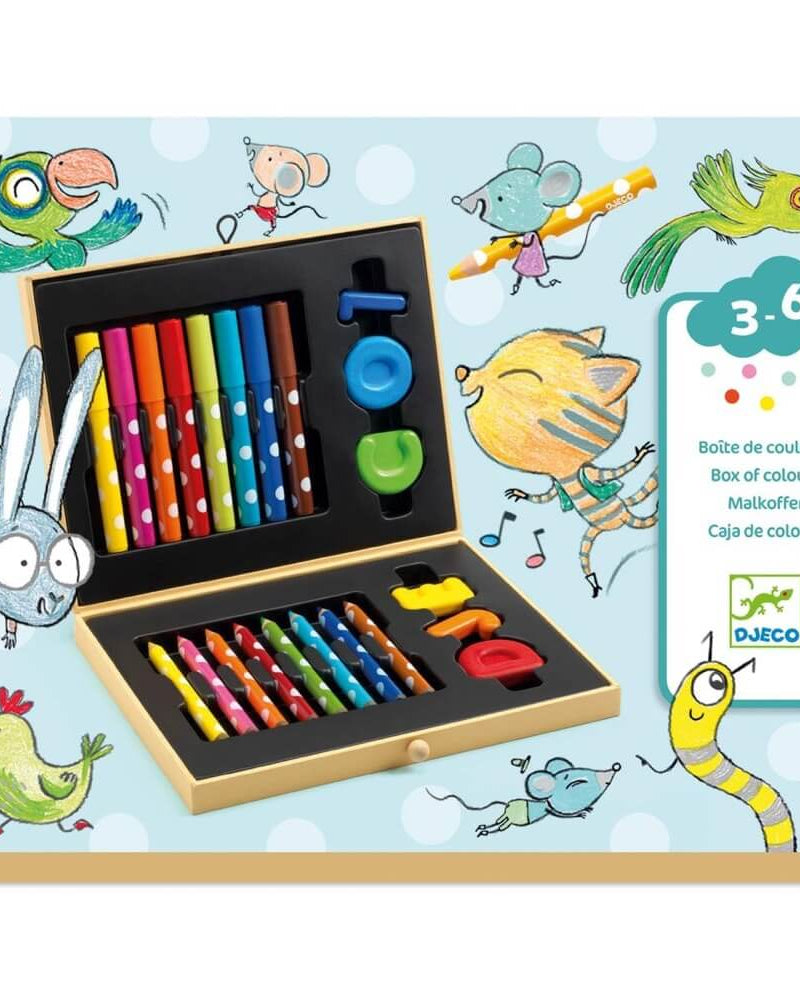 Boîte de couleurs pour les petits -Art & bricolage- Boutique LeoLudo-Djeco