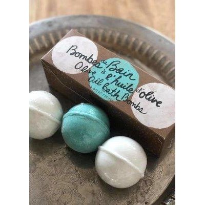 Bombes de bain à l'huile d'olive (3 x 90g) - Soins et hygiène - Boutique LeoLudo - lolo et moi