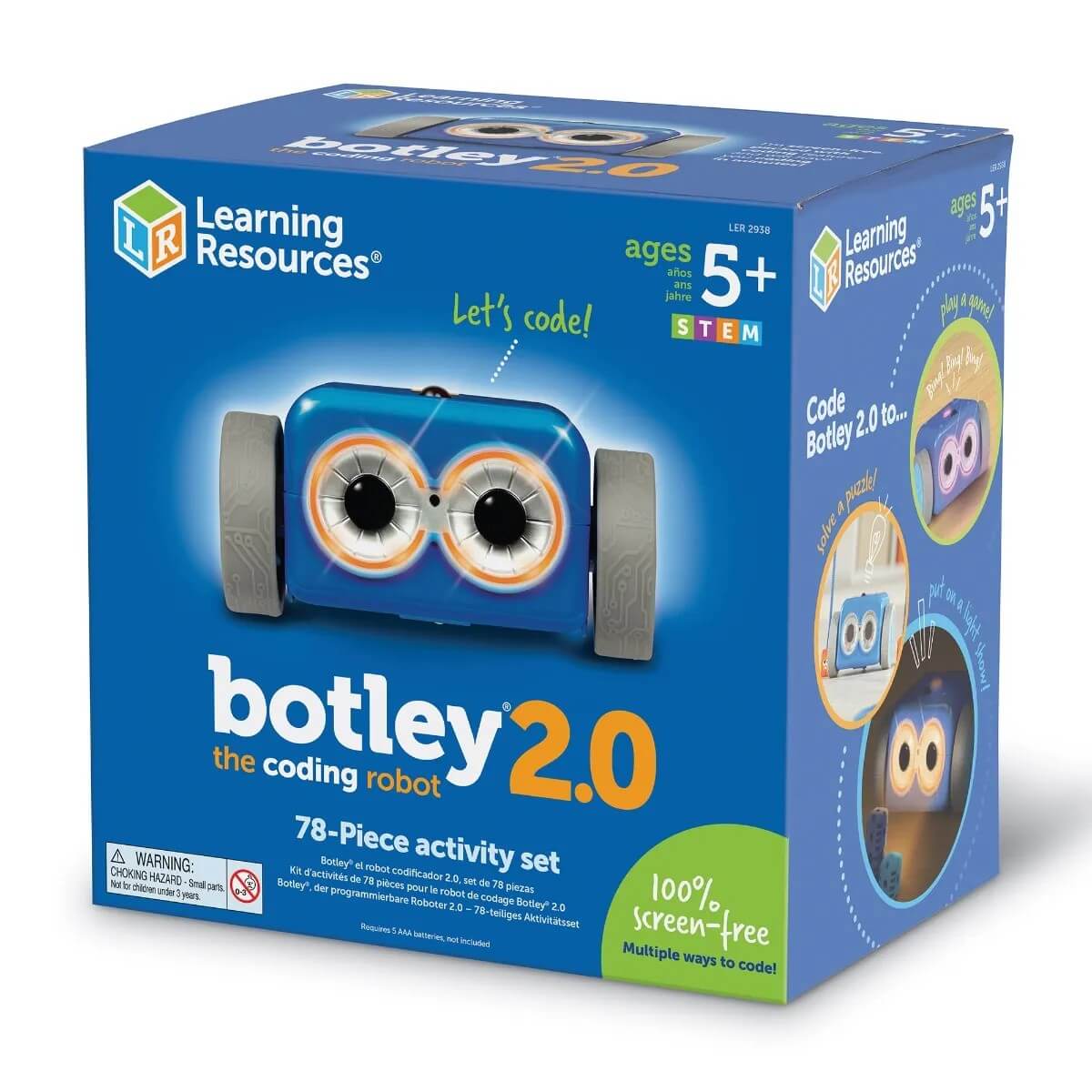 Botley® 2.0 - Kit d'activités du robot de programmation - Jeux scientifiques - Boutique LeoLudo - Learning Resources