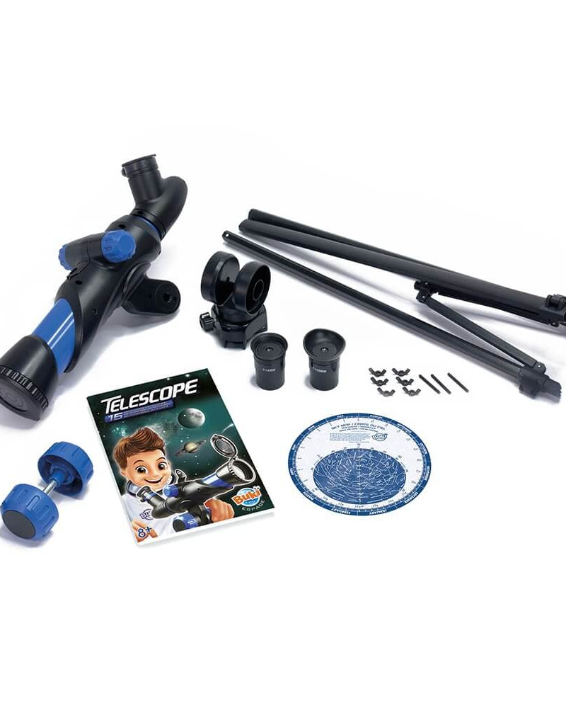 Buki Espace - Télescope et 15 activités - Jeux scientifiques - Boutique LeoLudo - Buki