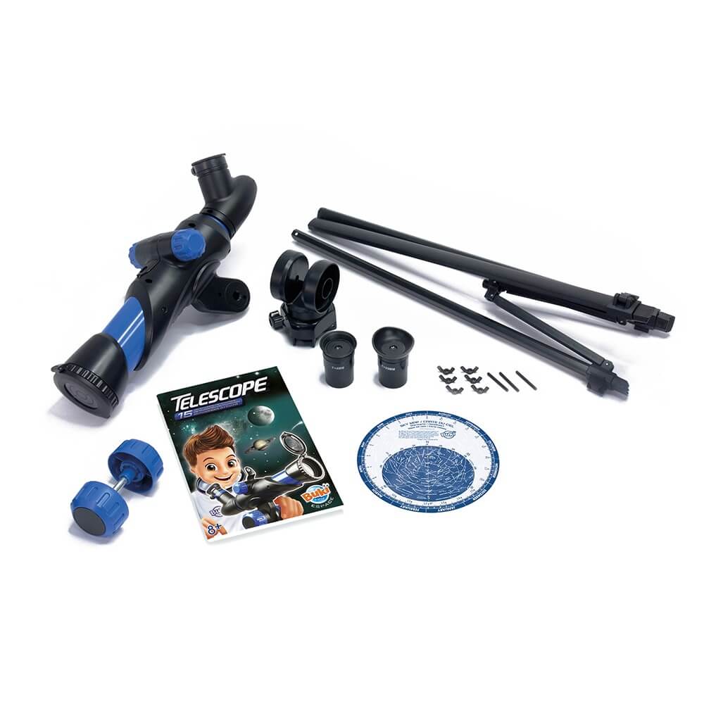 Buki Espace - Télescope et 15 activités - Jeux scientifiques - Boutique LeoLudo - Buki
