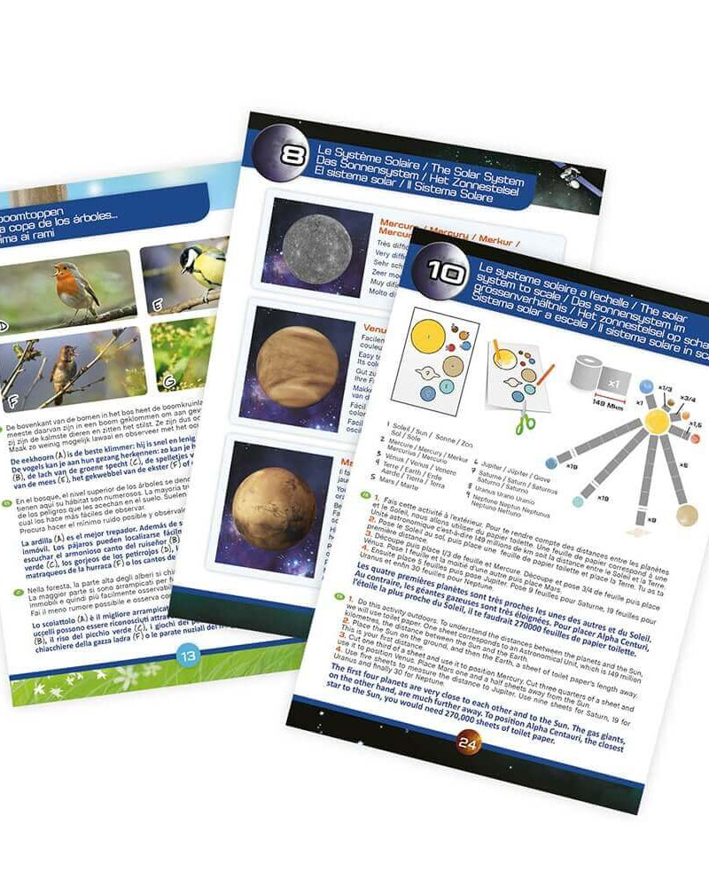 Buki Espace - Télescope et 15 activités - Jeux scientifiques - Boutique LeoLudo - Buki