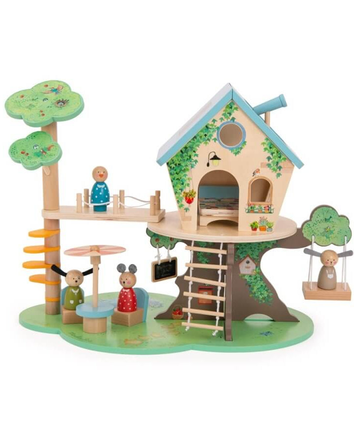 Cabane dans les arbres La Grande Famille -Ensembles de jeu- Boutique LeoLudo-Moulin Roty