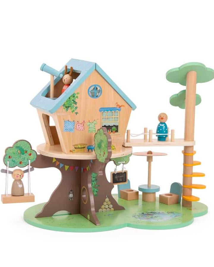 Cabane dans les arbres La Grande Famille -Ensembles de jeu- Boutique LeoLudo-Moulin Roty