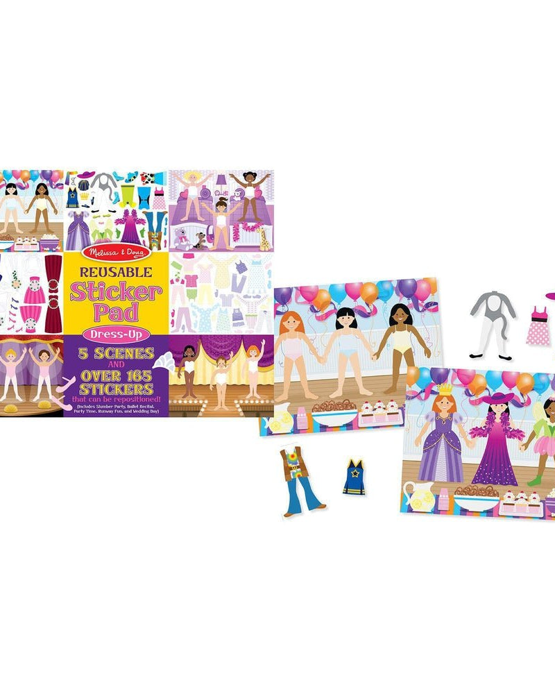 Cahier et autocollants réutilisables - Je m'habille - Art & bricolage - Boutique LeoLudo - Melissa & Doug