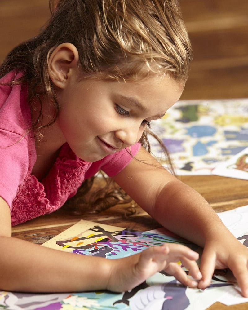 Cahier et autocollants réutilisables - Place l'animal dans son habitat - Art & bricolage - Boutique LeoLudo - Melissa & Doug