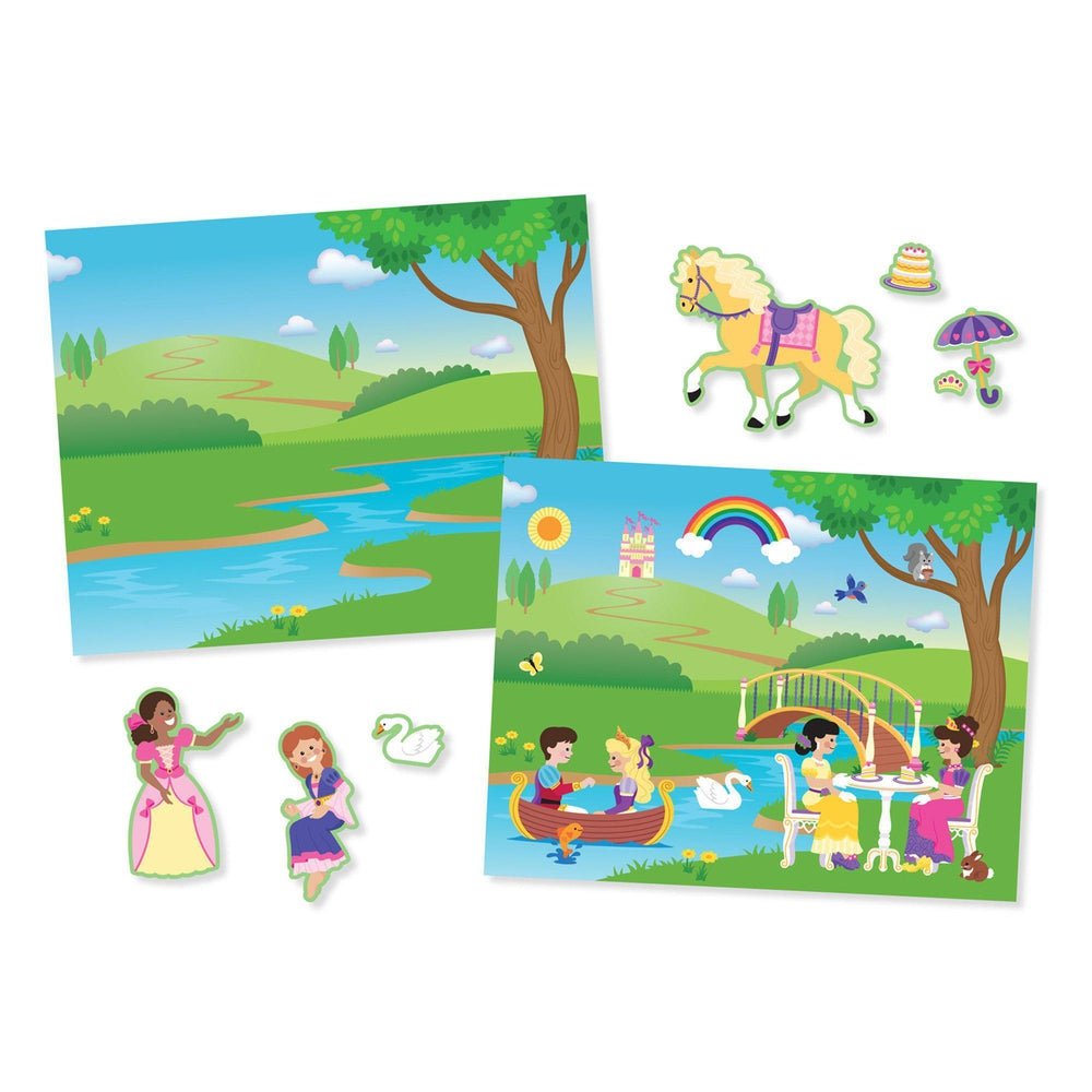 Cahier et autocollants réutilisables - Princesses - Art & bricolage - Boutique LeoLudo - Melissa & Doug