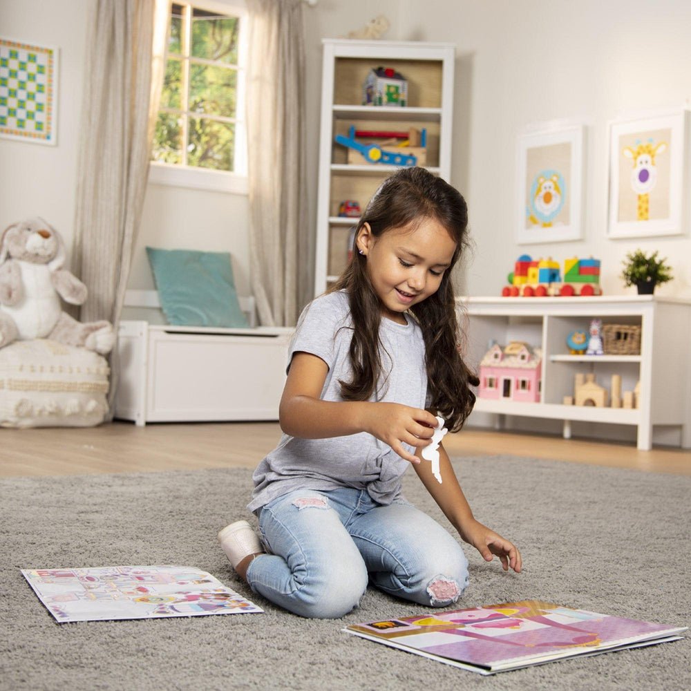 Cahier et autocollants réutilisables - Princesses - Art & bricolage - Boutique LeoLudo - Melissa & Doug