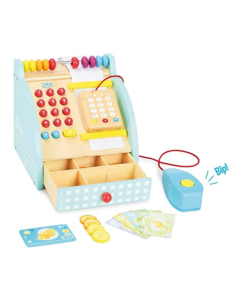 Caisse enregistreuse Jour du marché (25 pcs) - Jouets d'imitation - Boutique LeoLudo - Vilac