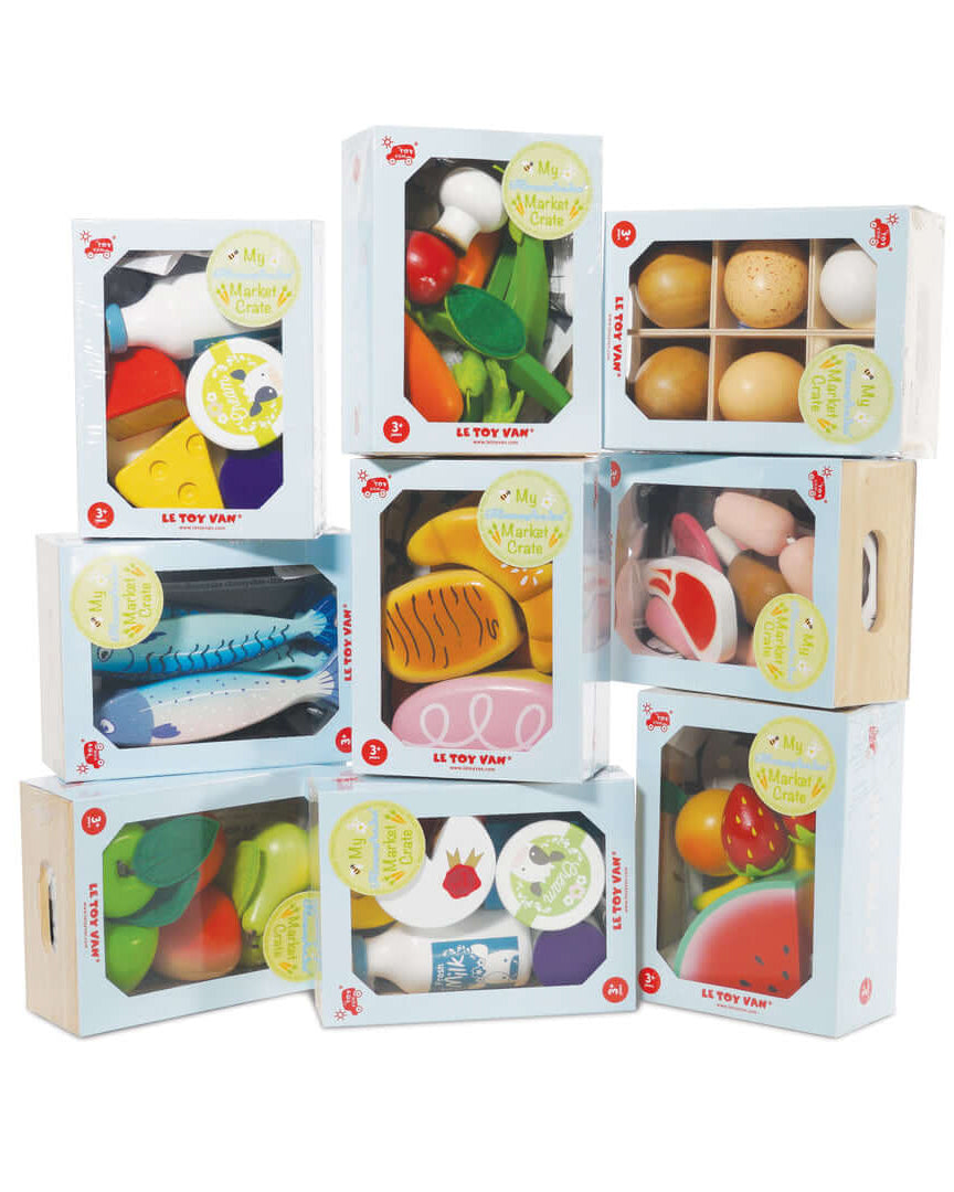 Caissette de fromage et produits laitiers - Jouets d'imitation - Boutique LeoLudo - Le Toy Van