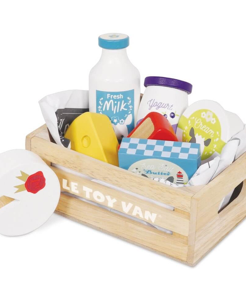 Caissette de fromage et produits laitiers - Jouets d'imitation - Boutique LeoLudo - Le Toy Van