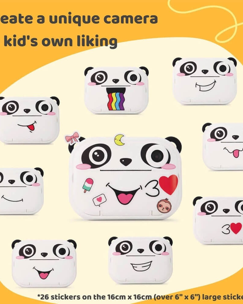 Caméra numérique à impression instantanée - Koko le panda (modèle P) - Jeux électroniques - Boutique LeoLudo - Kidamento