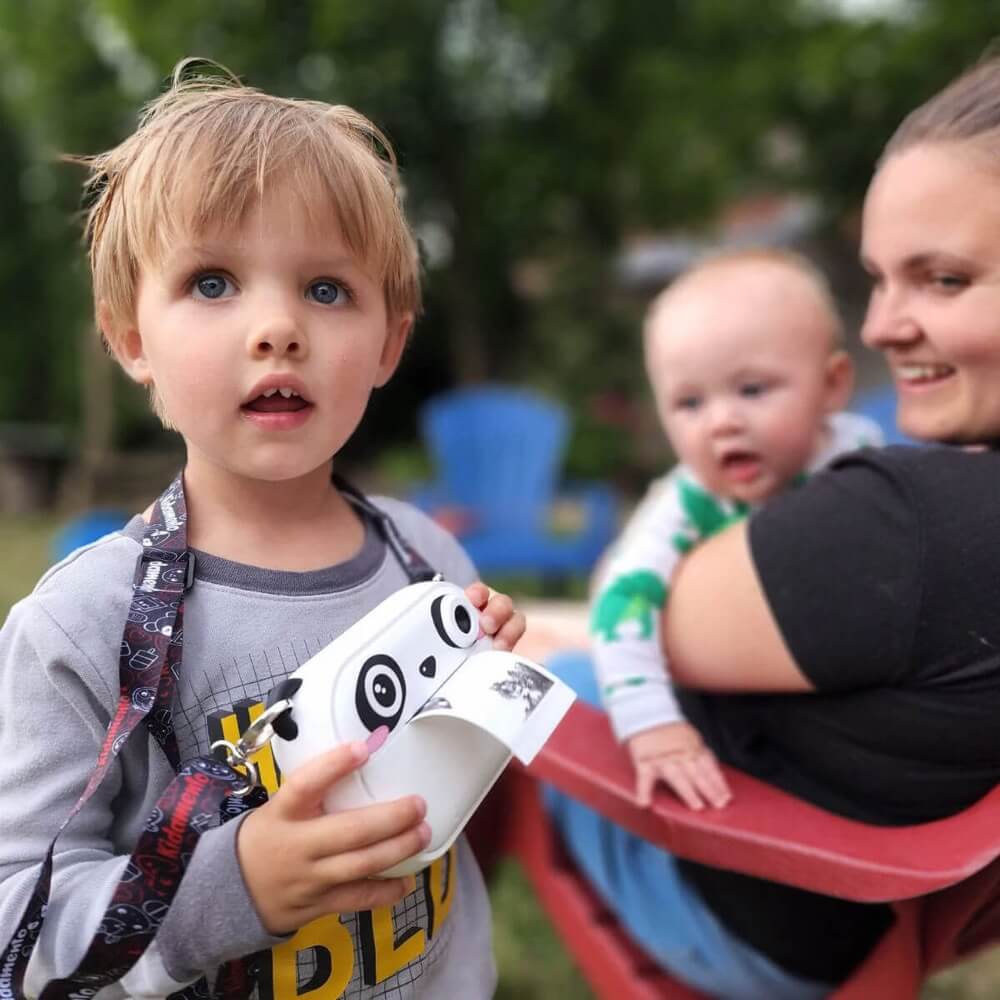 Caméra numérique à impression instantanée - Koko le panda (modèle P)-Kidamento-Boutique LeoLudo