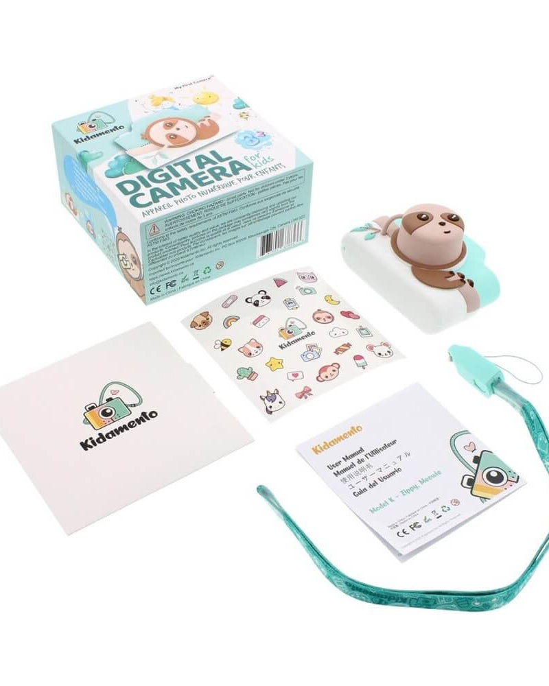 Caméra numérique photo et vidéo - Zippy le paresseux (modèle K) - Jeux électroniques - Boutique LeoLudo - Kidamento
