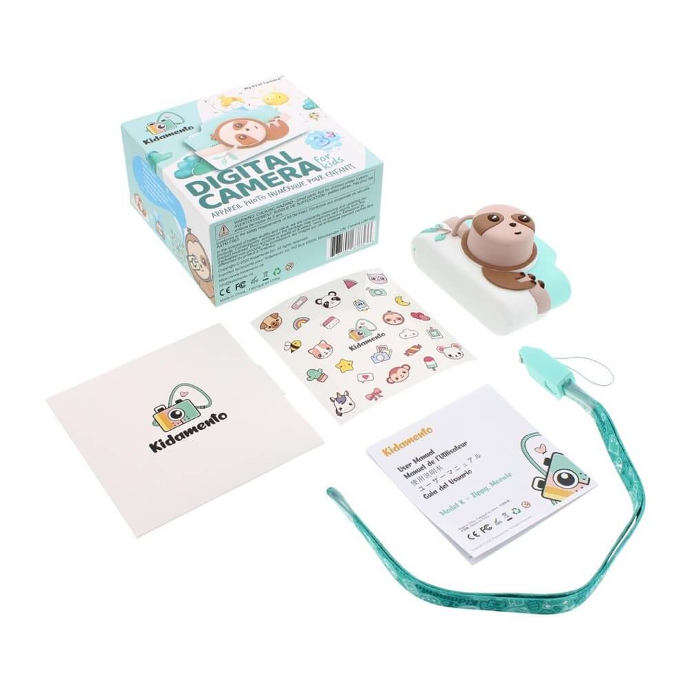 Caméra numérique photo et vidéo - Zippy le paresseux (modèle K) - Jeux électroniques - Boutique LeoLudo - Kidamento