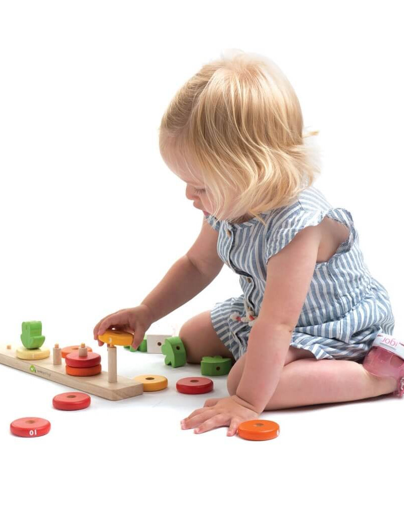 Carottes à compter et empiler - Jouets à trier & empiler - Boutique LeoLudo - Tender Leaf Toys