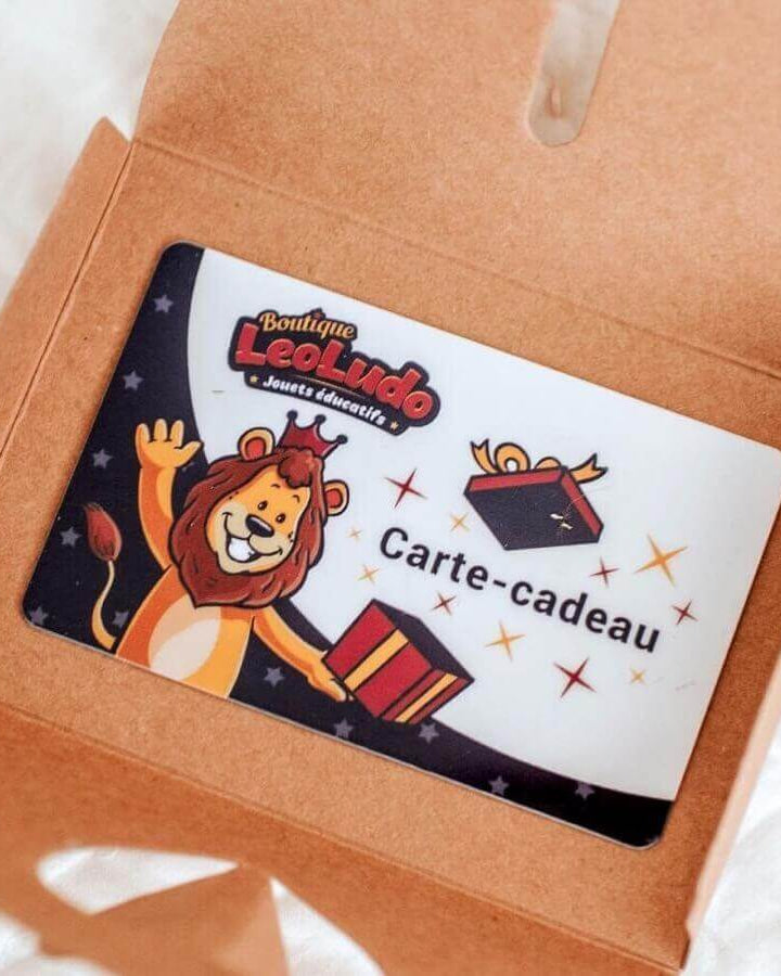 Carte - cadeau physique LeoLudo - Carte - cadeau - Boutique LeoLudo - LeoLudo