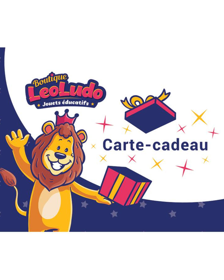 Carte - cadeau physique LeoLudo - Carte - cadeau - Boutique LeoLudo - LeoLudo