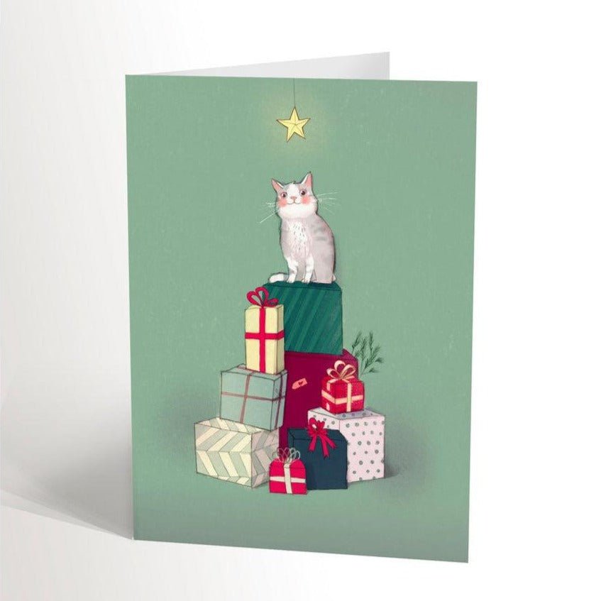 Carte de Noël (sans texte) - Cartes de souhaits - Boutique LeoLudo - Valerie Boivin