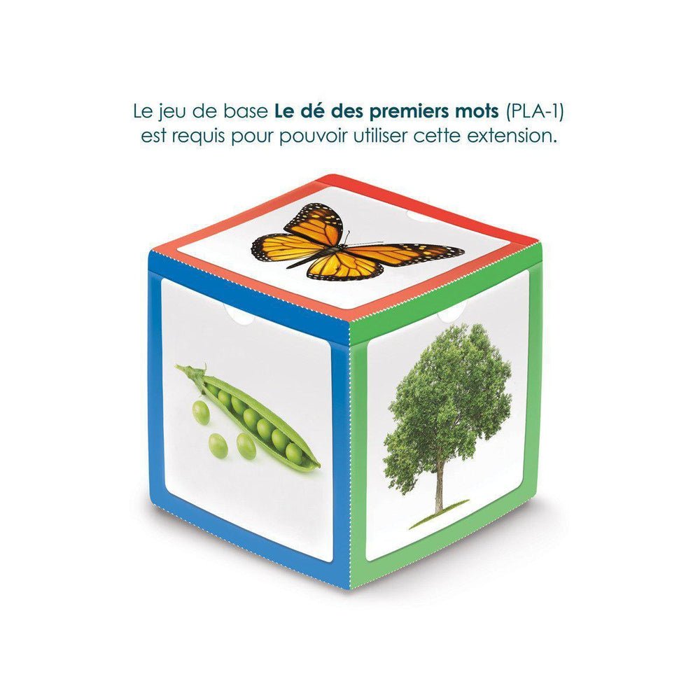 Cartes supplémentaires pour Dé des premiers mots - Jeux éducatifs - Boutique LeoLudo - Placote