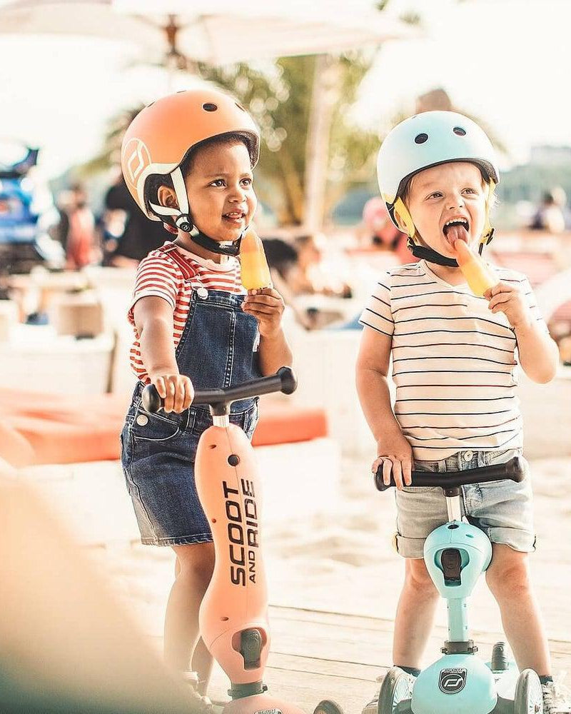 Casque Bleu Acier (XXS–S) - Jeux d'extérieur - Boutique LeoLudo - Scoot & Ride