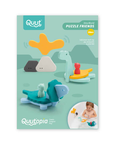 Casse - tête de bain - Dino World - Jouets de bain - Boutique LeoLudo - Quut